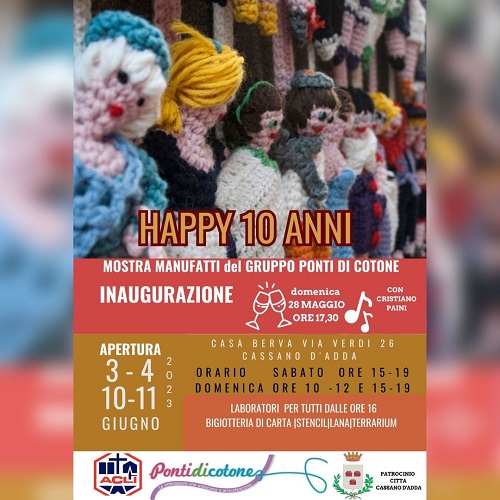 Ponti di cotone - Happy 10 anni