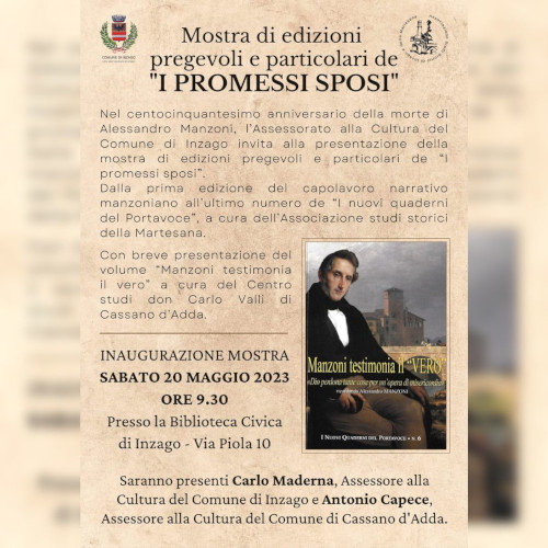 Mostra di edizioni pregevoli e particolari de "I promessi sposi"