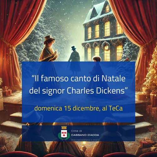 "Il famoso canto di Natale del signor Charles Dickens"