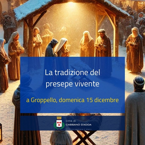 Il presepe vivente a Groppello