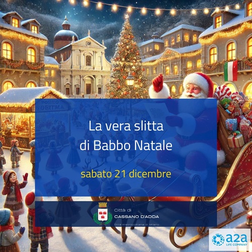 La vera slitta di Babbo Natale