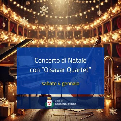 Concerto di Natale con Oisavar Quartet