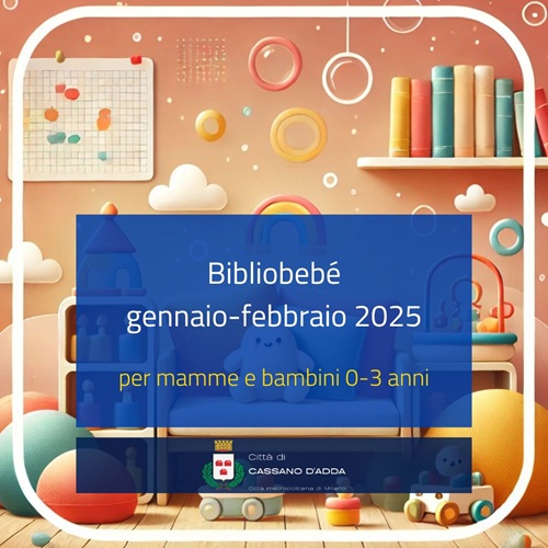 Bibliobebé, gennaio-febbraio 2025