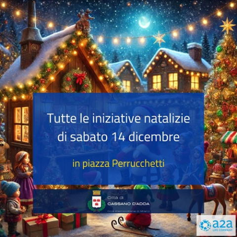 Natale: tutti gli eventi del 14 dicembre